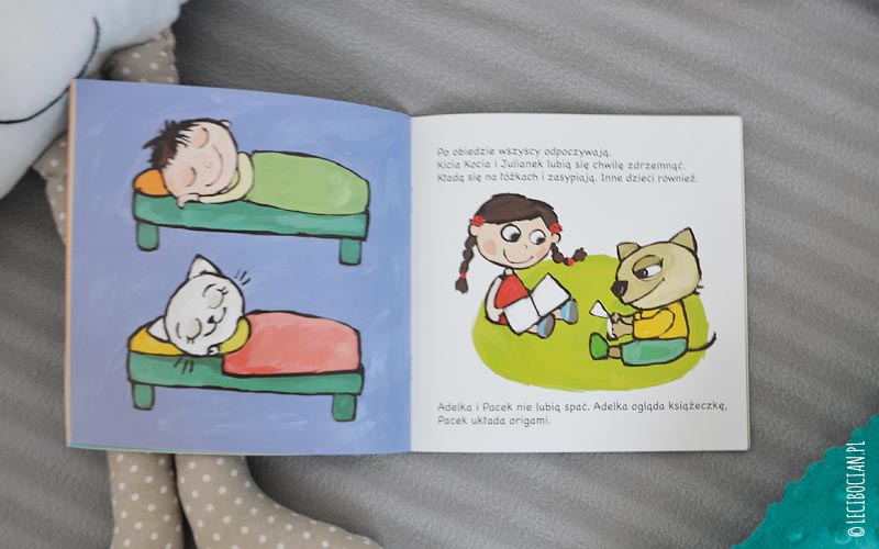 Książka "Kicia Kocia Nie może zasnąć" wydawnictwo Media Rodzina